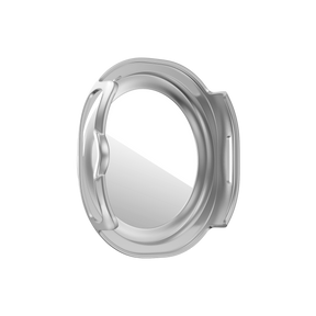 Bandz Samsung Galaxy Watch 8 Classic PC Cover with Glass (Silver)
