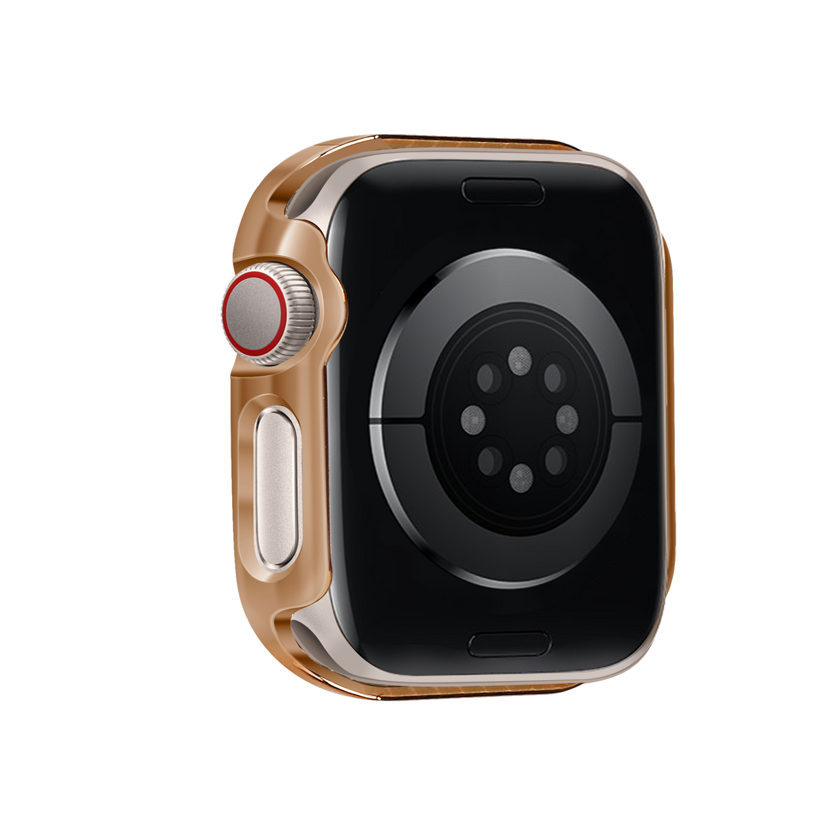 Bandz Apple Watch 10 - 42mm Diamond Case with Glass (Rose Gold)
