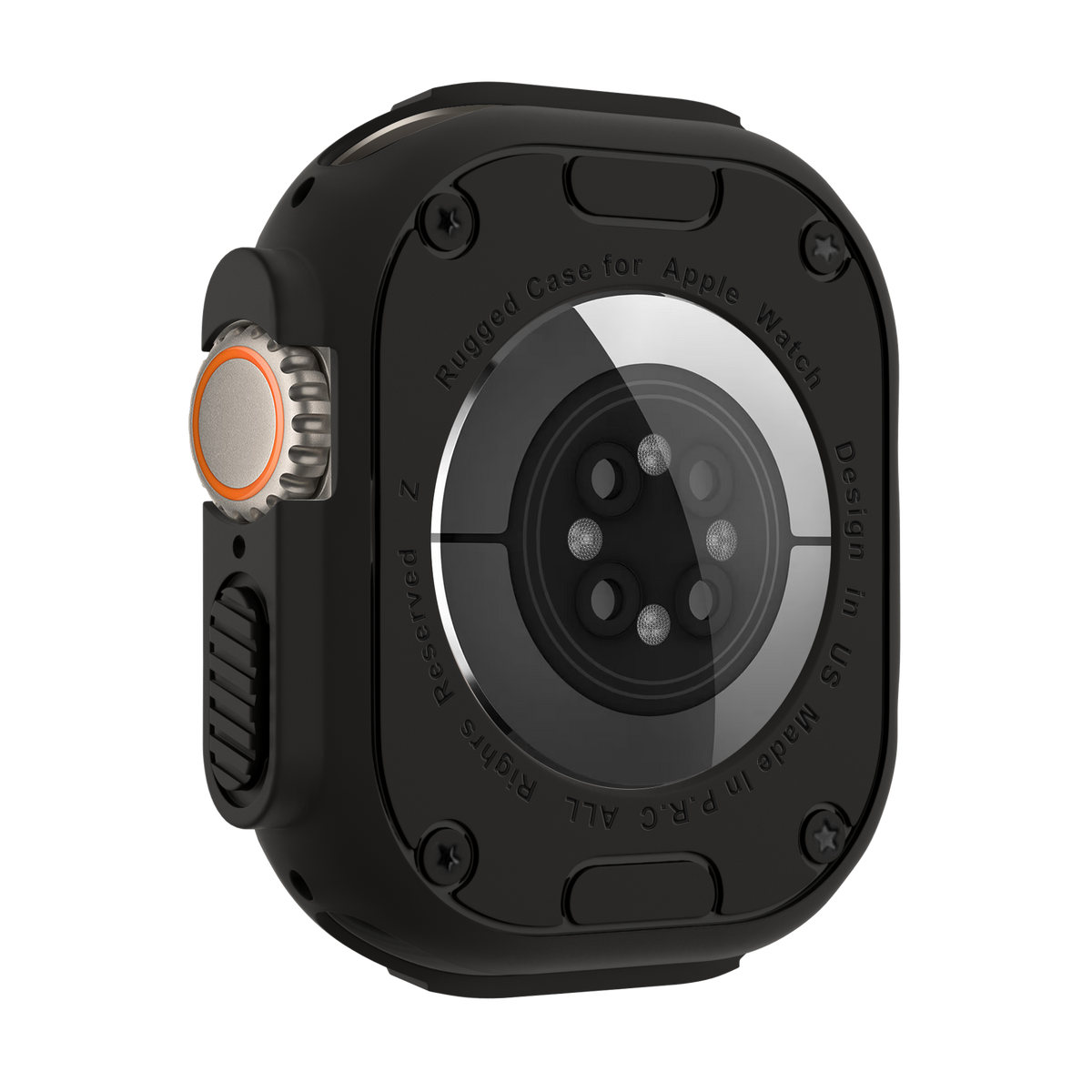 Bandz Apple Watch Ultra - 49mm Rugged TPU Case (Black)