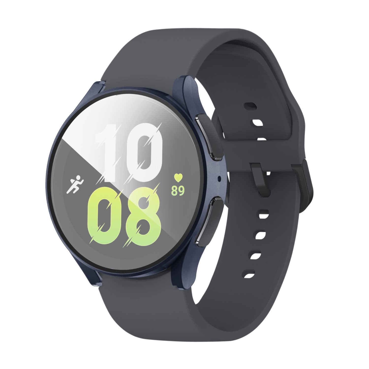Samsung Galaxy Watch 5 44mm Hard Case with Glass (Dark Blue)