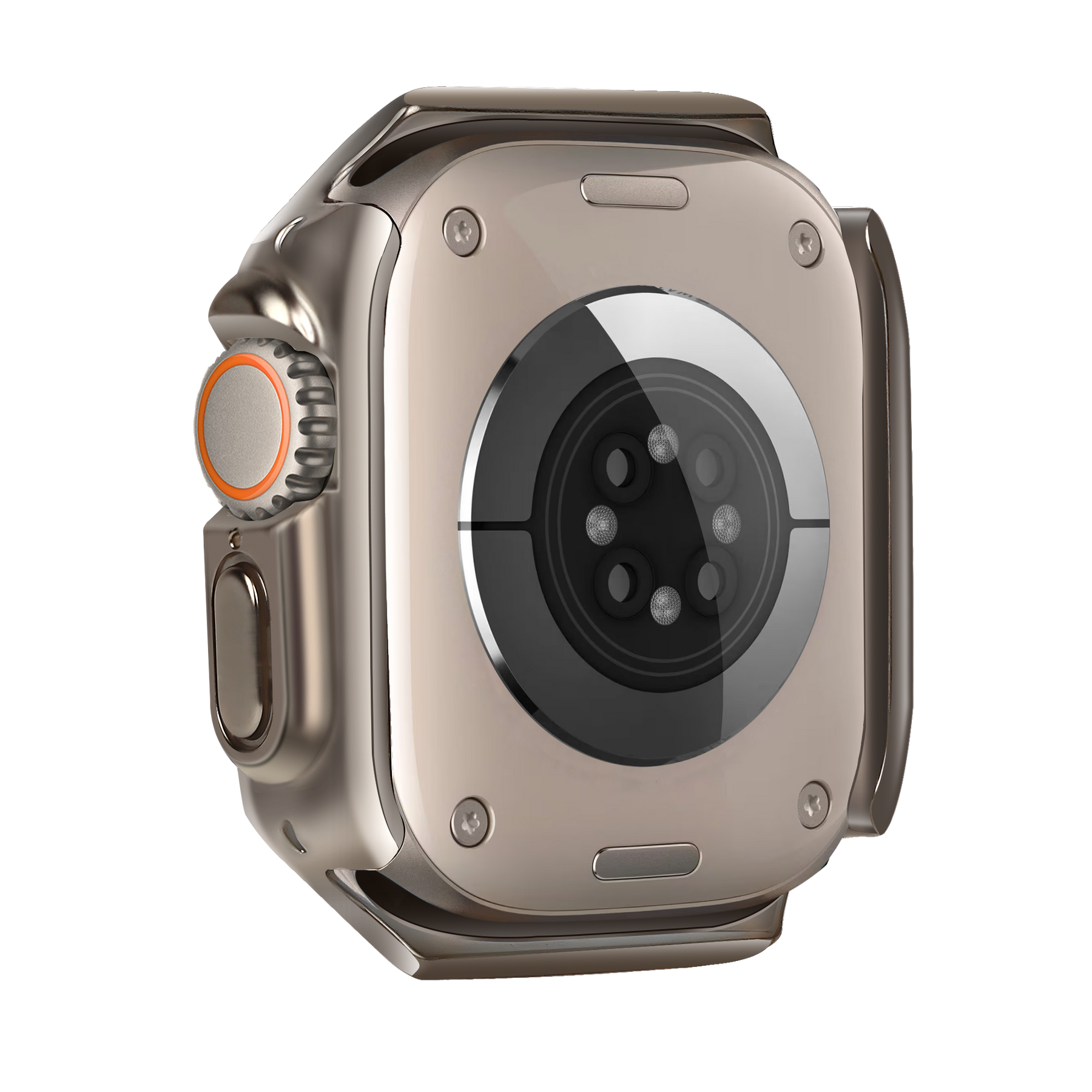 Bandz Apple Watch Ultra - 49mm Galvanized TPU Case  (Titanium)