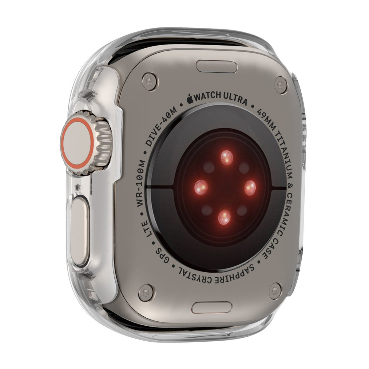 Apple Watch Ultra Hardcase with Glass 49mm (Transparent)