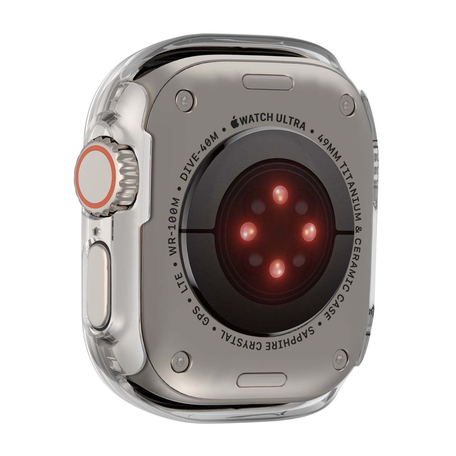 Apple Watch Ultra Hardcase with Glass 49mm (Transparent)