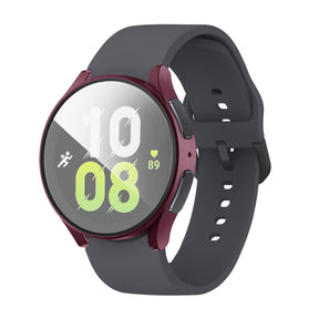 Samsung Galaxy Watch 5 44mm Hard Case with Glass (Burgundy)