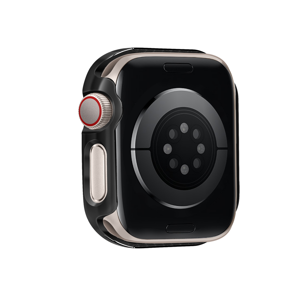 Bandz Apple Watch 10 - 42mm Diamond Case with Glass (Black)