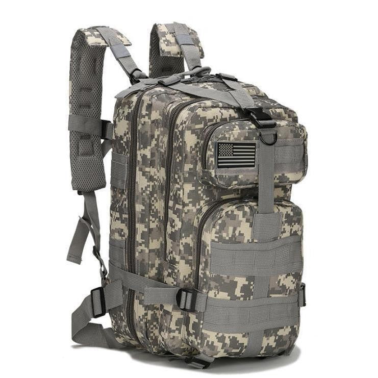 Black Norway 50L Capacity Army Military Backpack Waterproof 3D Bags