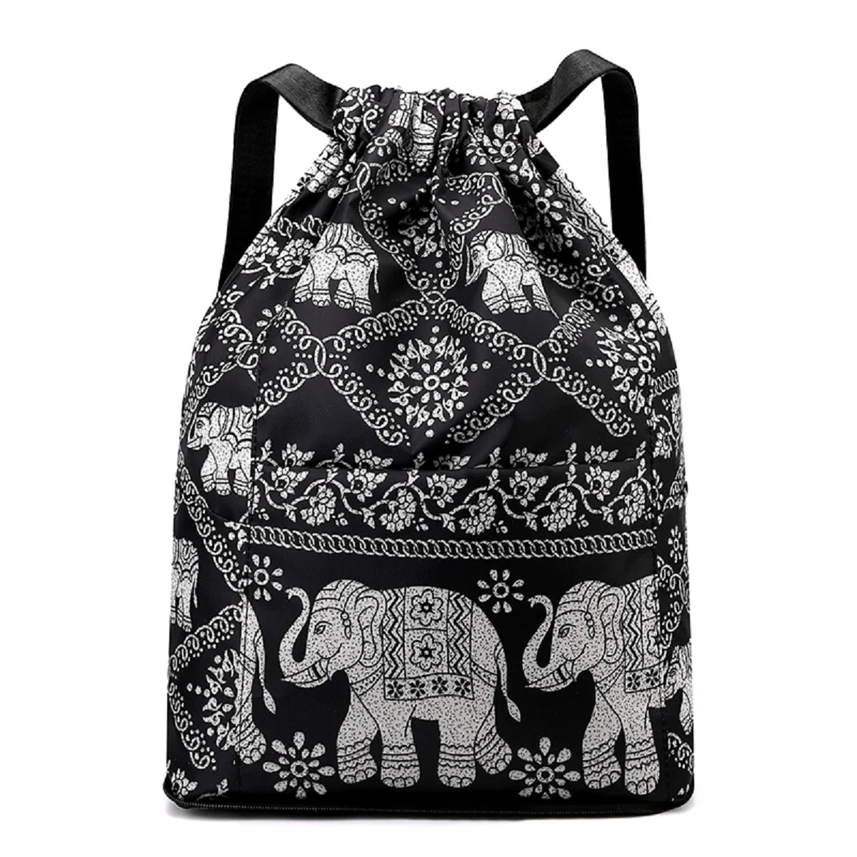 Women's Drawstring Bag Foldable Large Capacity Backpack