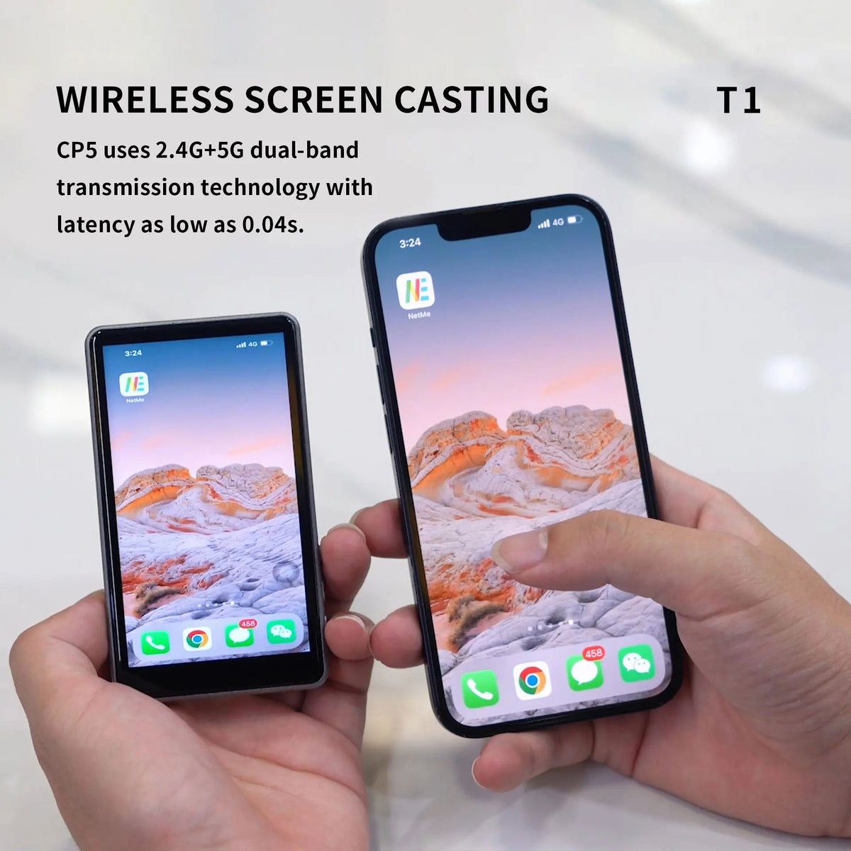 Magnetic Phone Vlog Screen – Rear Camera Monitor