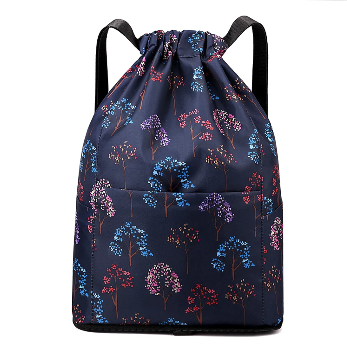 Women's Drawstring Bag Foldable Large Capacity Backpack