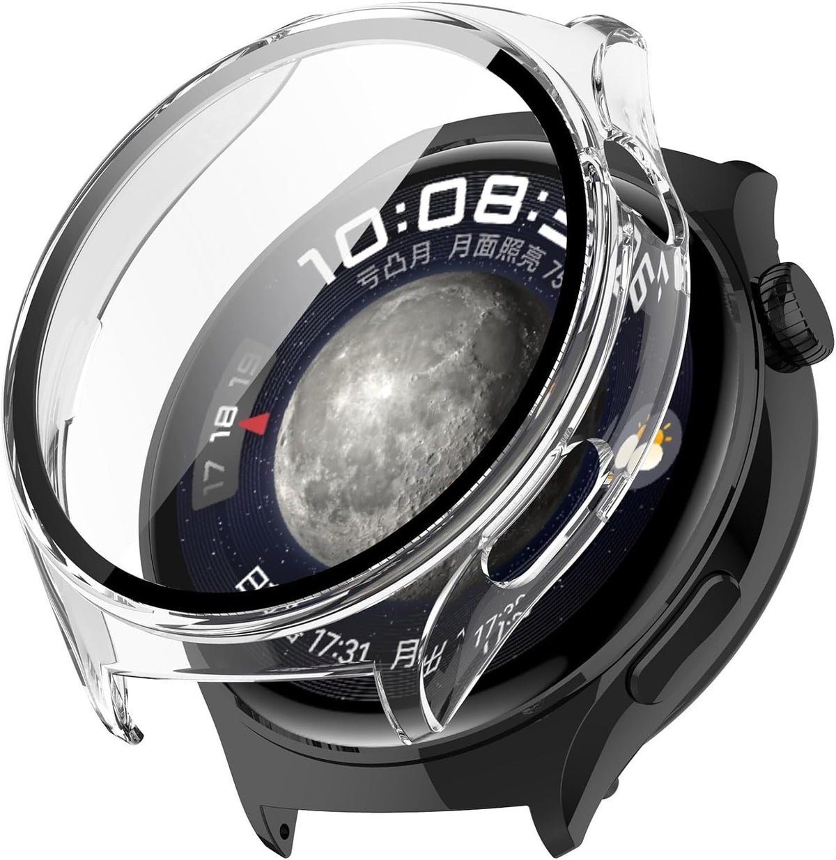 Huawei Watch 4 Hard Case with Glass (Transparent)