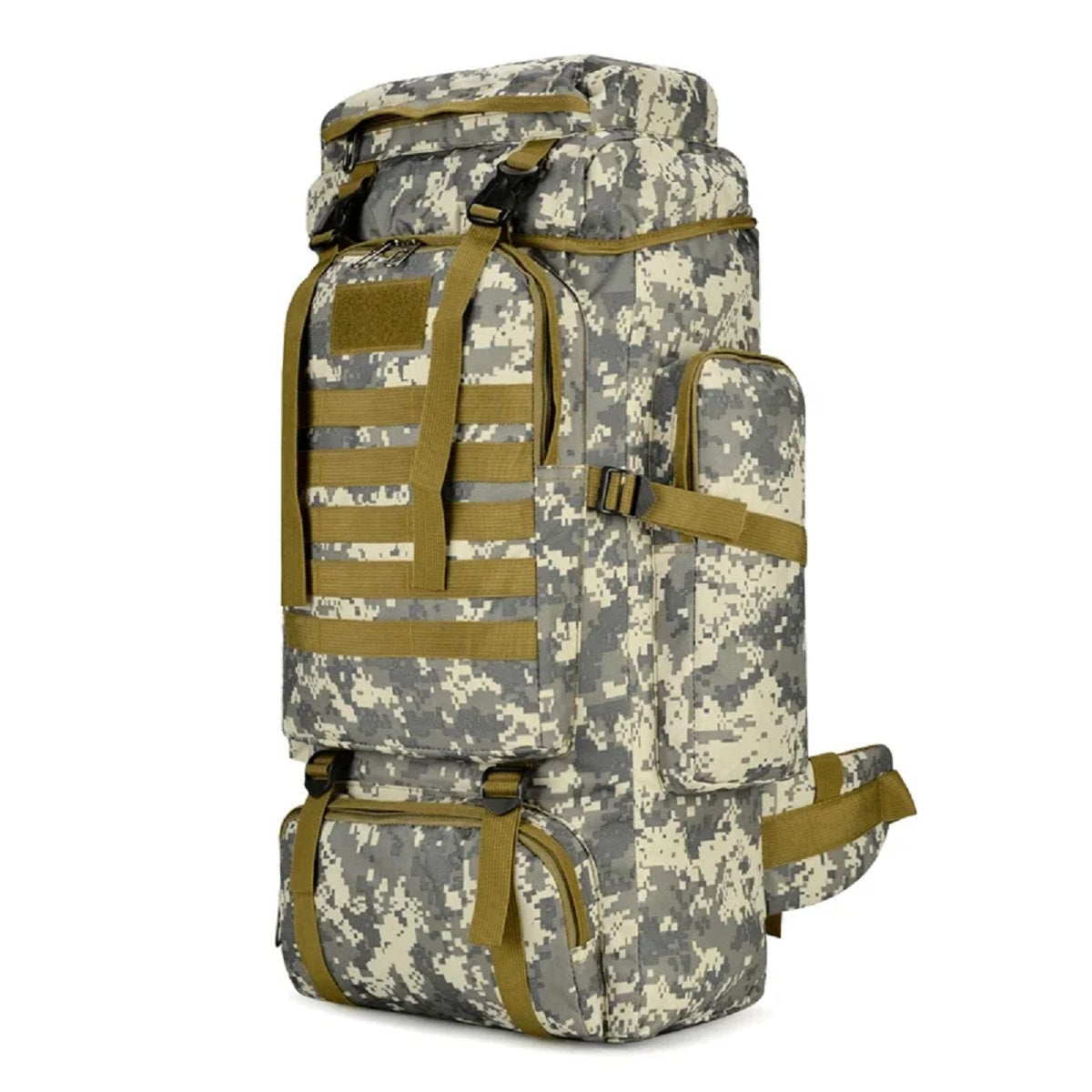 Mountaineering Tactical Hiking Backpack – Large Outdoor Travel And Climbing Bag