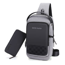 USB Waterproof Chest Messenger Shoulder Bag Crossbody Bolsas