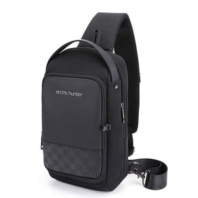 USB Waterproof Chest Messenger Shoulder Bag Crossbody Bolsas