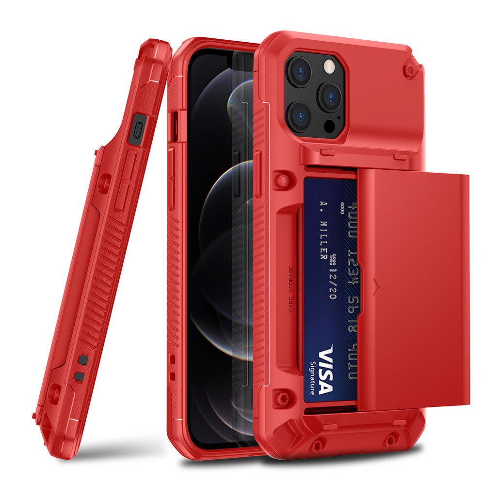 Armor slide card case for iPhone blxck norway™