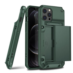 Armor slide card case for iPhone blxck norway™