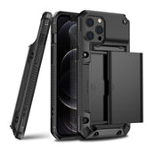 Armor slide card case for iPhone blxck norway™