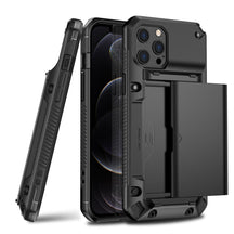 Armor slide card case for iPhone blxck norway™