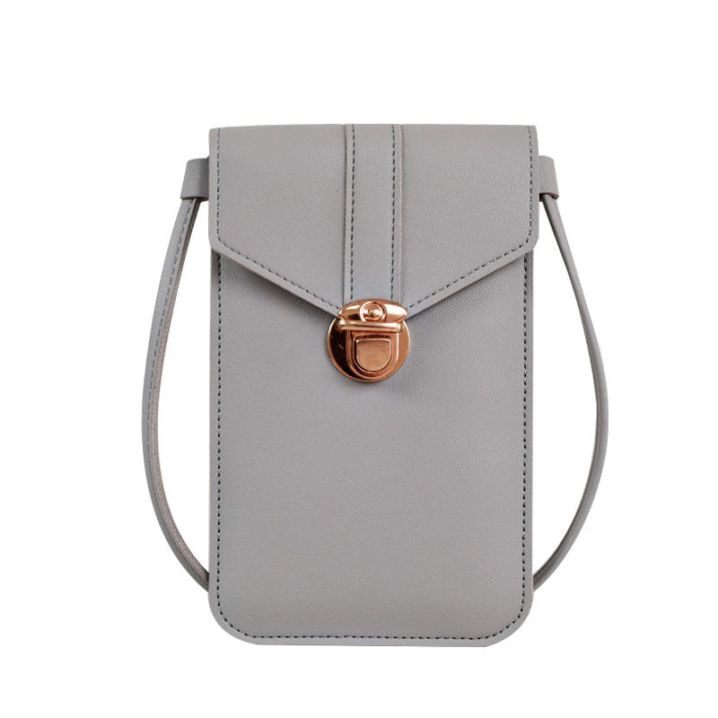 Touchable PU Leather Change Bag