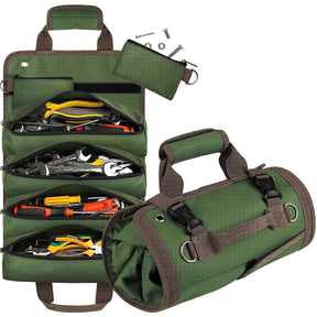 Multi-Purpose Tool Roll Organizer Bag