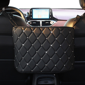 Pu leather car handbag holder interior auto seat blxck norway™