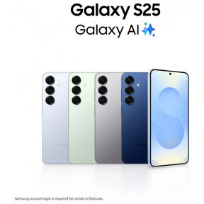 Galaxy S25 5G Smartphone (Dual-SIMs, 12GB+256GB) - Icyblue