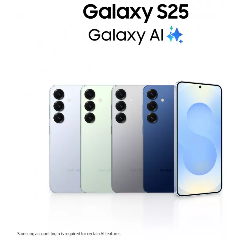 Galaxy S25 5G Smartphone (Dual-SIMs, 12GB+256GB) - Icyblue