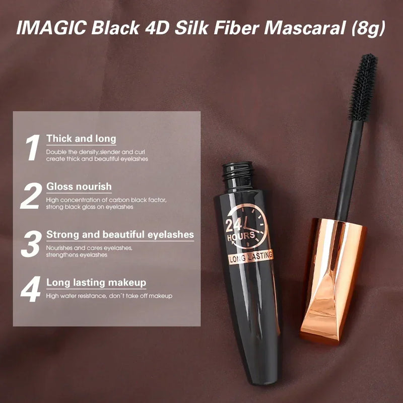 5D Silk Fiber Waterproof Mascara for Stunning Lashes