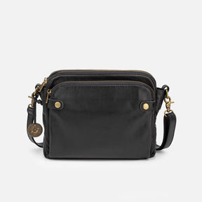 Vintage Three Layer Leather Crossbody Shoulder & Clutch Bag