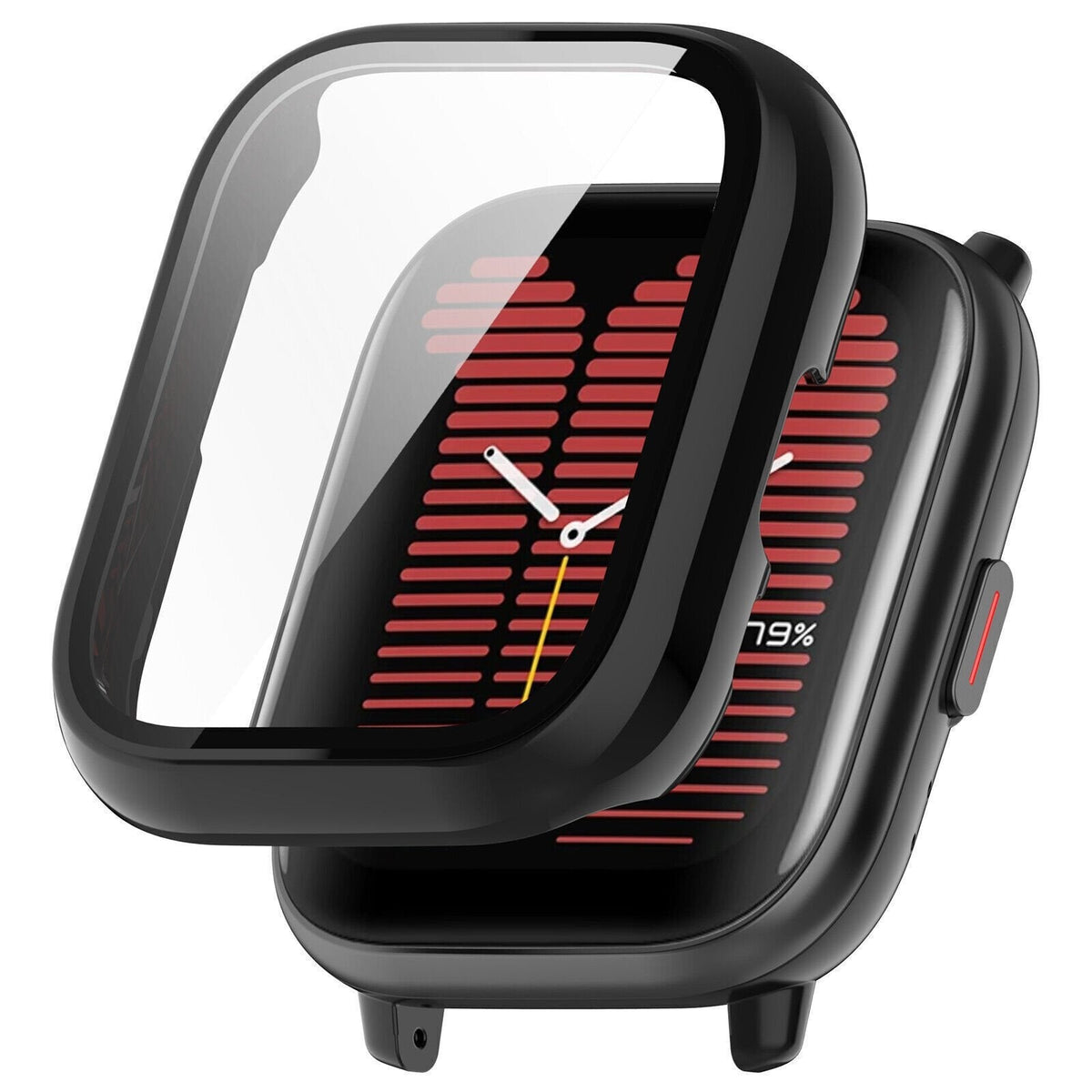 Amazfit Active Hard Case With Glass (Black)