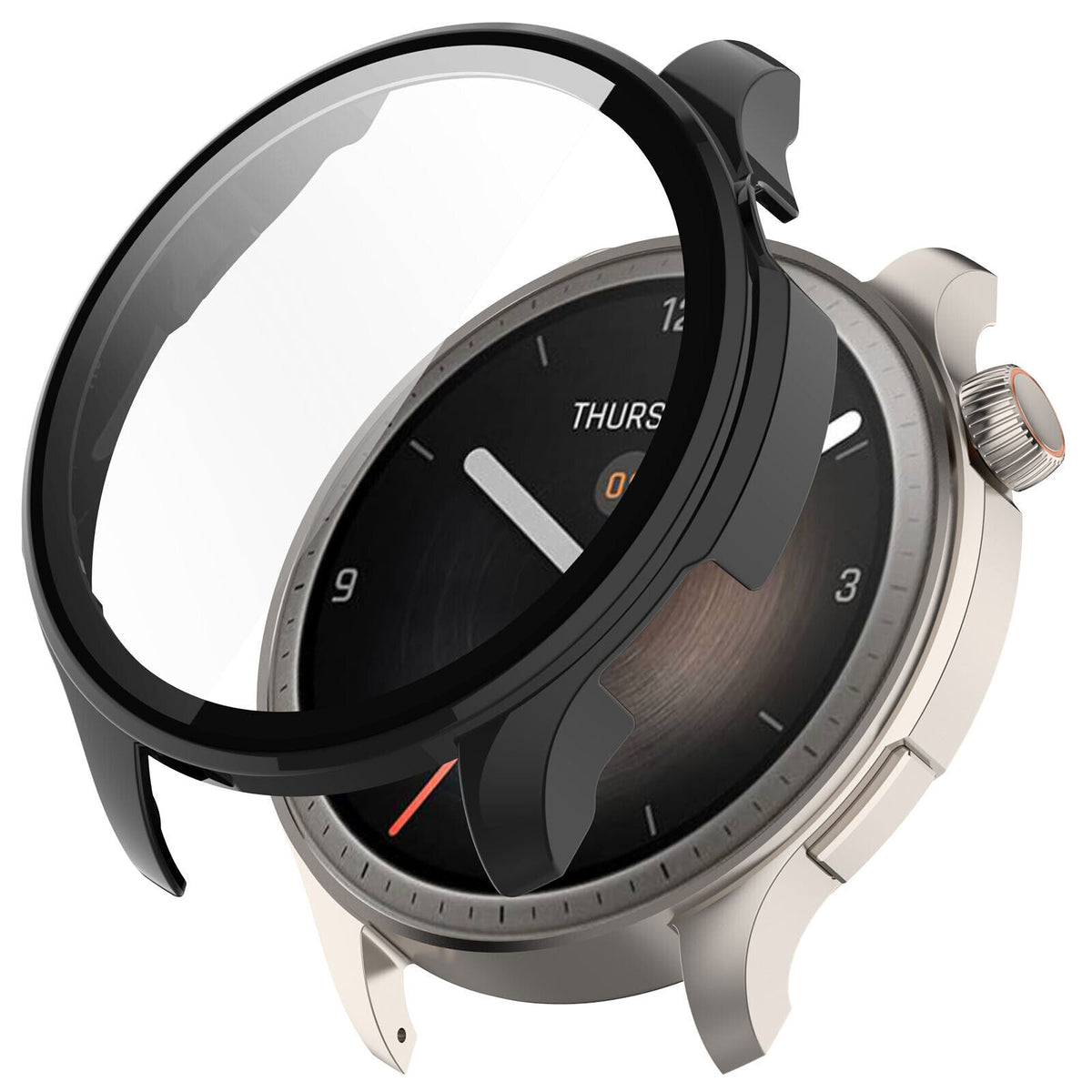 Amazfit Balance PC Case with Glass (Black)