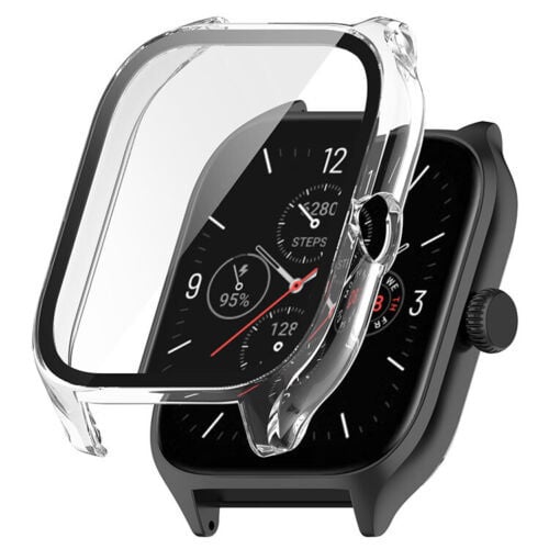 Amazfit GTS 4 PC Case with Glass (Transparent)