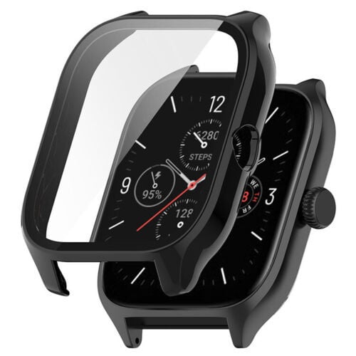 Amazfit GTS 4 PC Case with Glass (Black)
