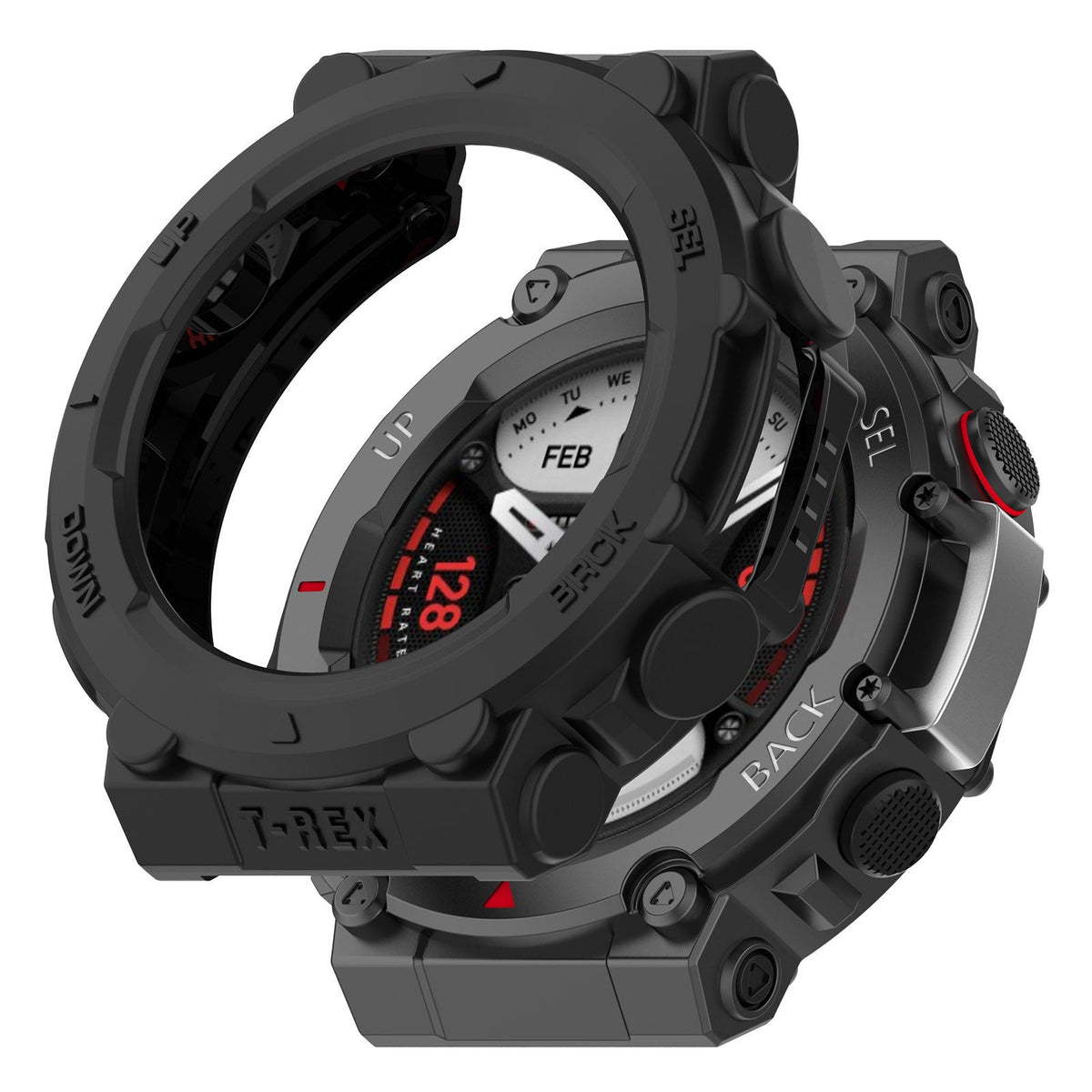 Amazfit T-Rex 2 Silicone Case (Black)