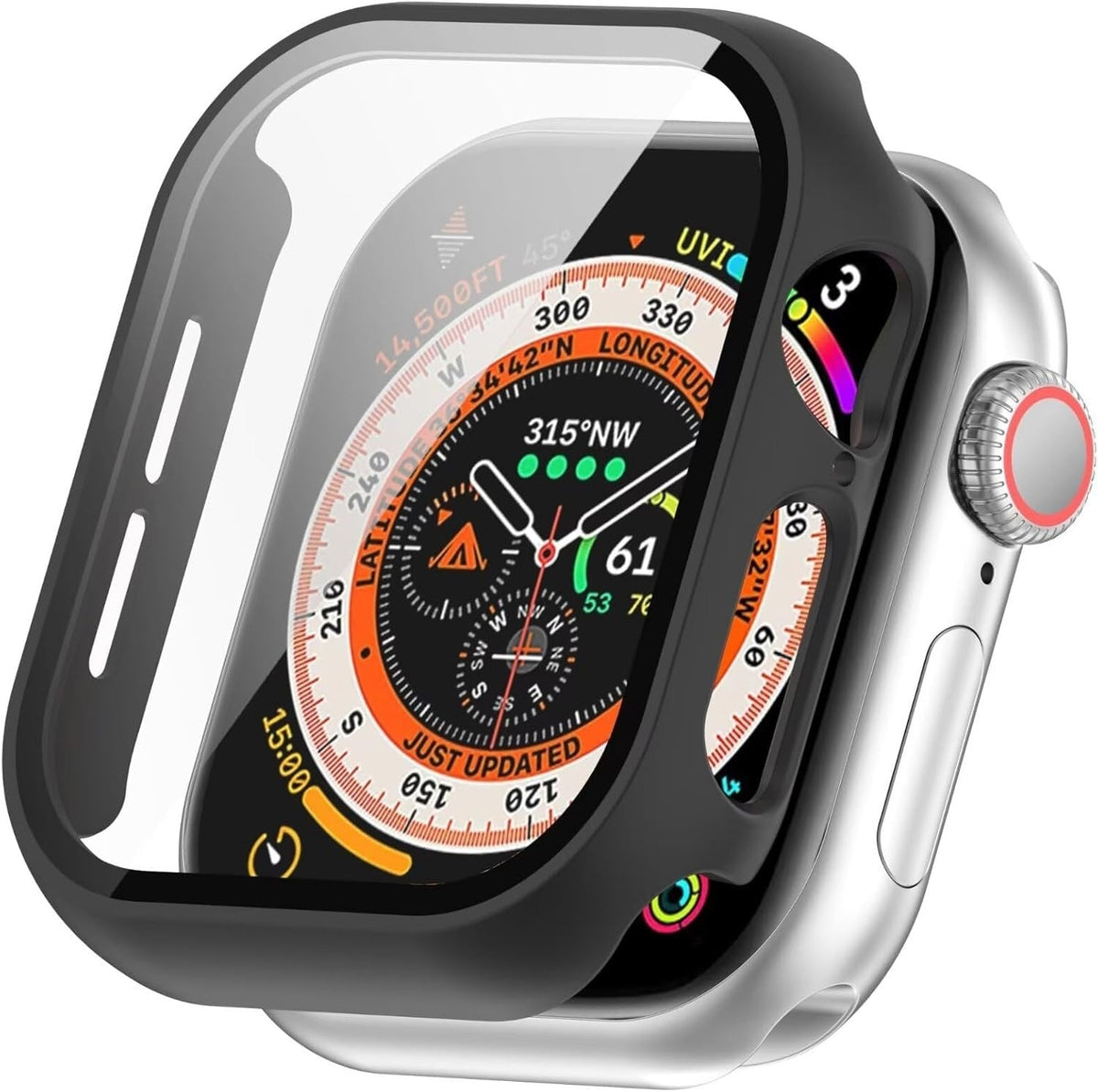 Apple Watch 10 Hard Case with Glass (Black)
