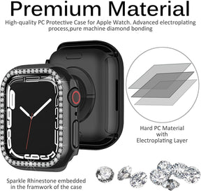 Apple Watch 7 Diamond PC Hard Case 41mm (Black)