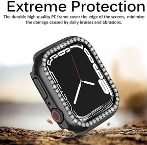 Apple Watch 7 Diamond PC Hard Case 41mm (Black)