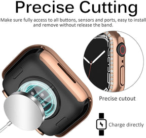 Apple Watch 7 Diamond PC Hard Case 41mm (Rose Gold)