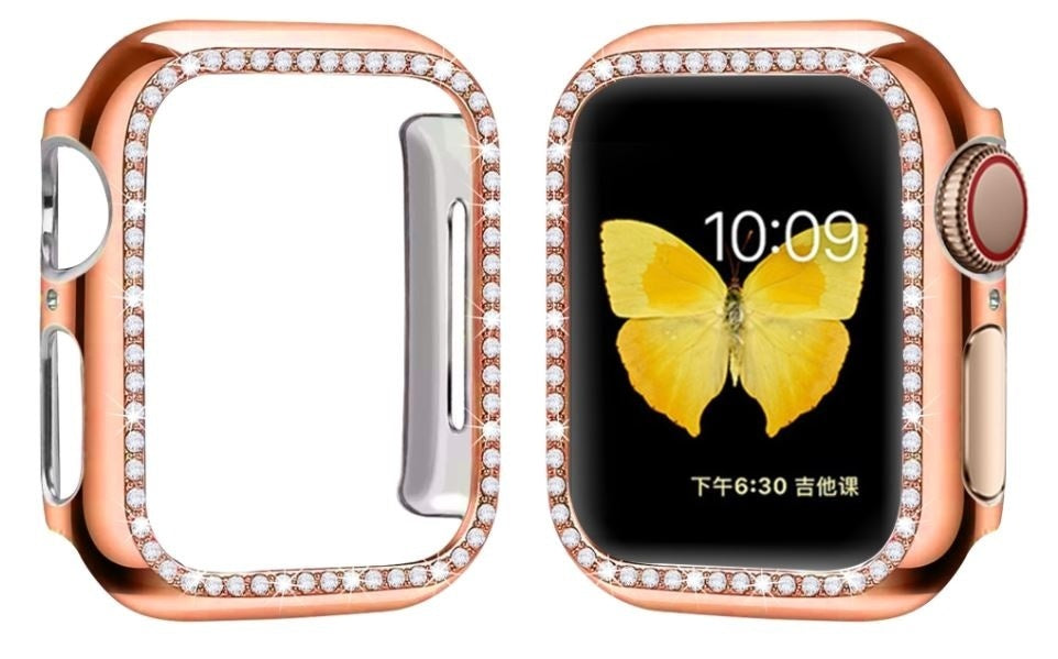 Apple Watch Diamond PC Hard Case (Rose Gold)
