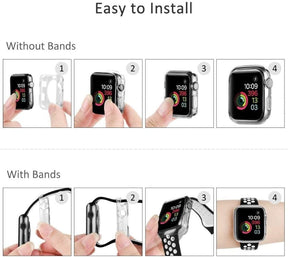 Apple Watch Case (Black Metallic)