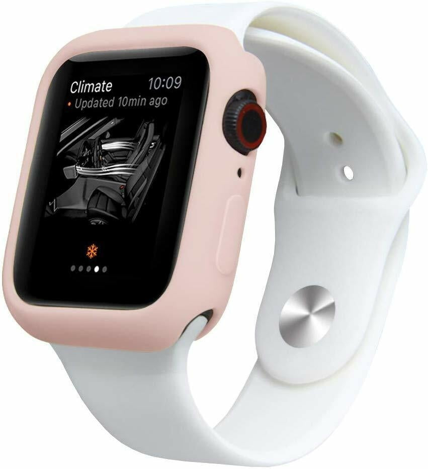 Apple Watch TPU Case (Grey/Pink)