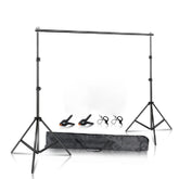 Photography Backdrop Stand Kit – Green Screen Support Frame with Carry Bag
