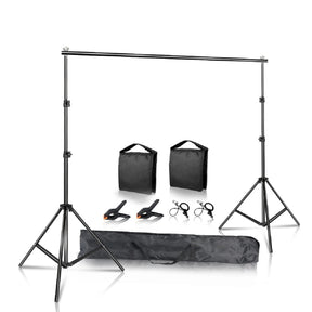 Photography Backdrop Stand Kit – Green Screen Support Frame with Carry Bag