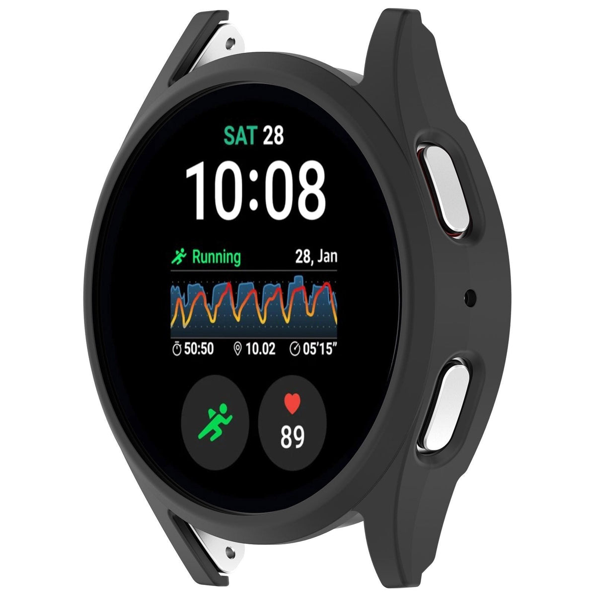 Samsung Galaxy Watch 7 40mm PC Hard Case (Black)