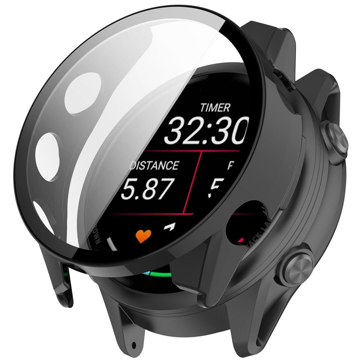 Garmin Forerunner 570 - 42mm Hard Case with Glass (Black)