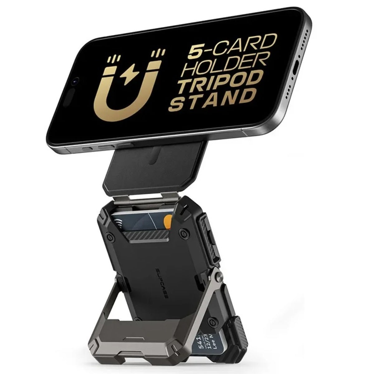 Magnetic Tripod Phone Stand – MagSafe Wallet and Adjustable Holder for iPhone