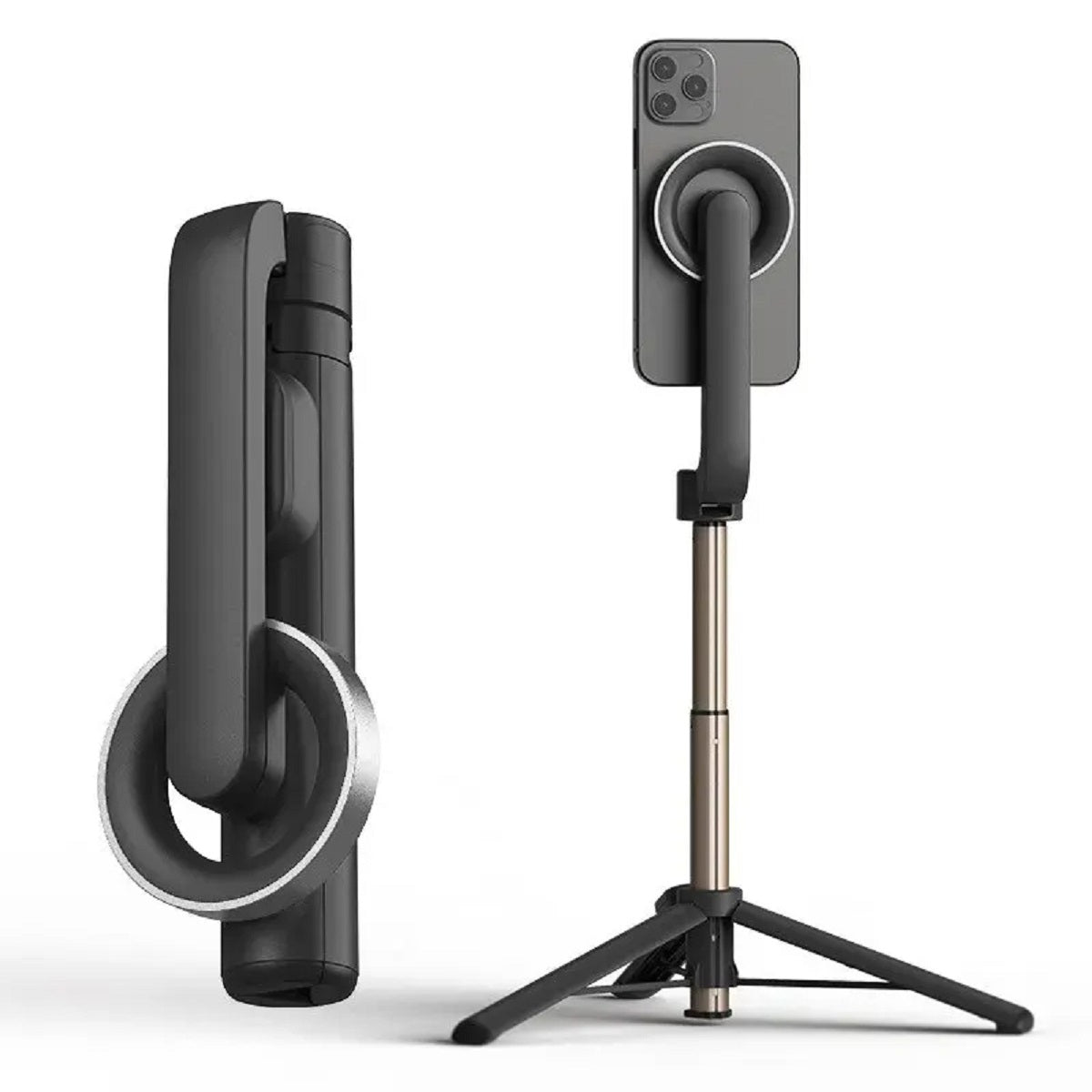 Mobile Phone Stand Bluetooth Selfie Stick Magnetic Stabilizer Desktop
