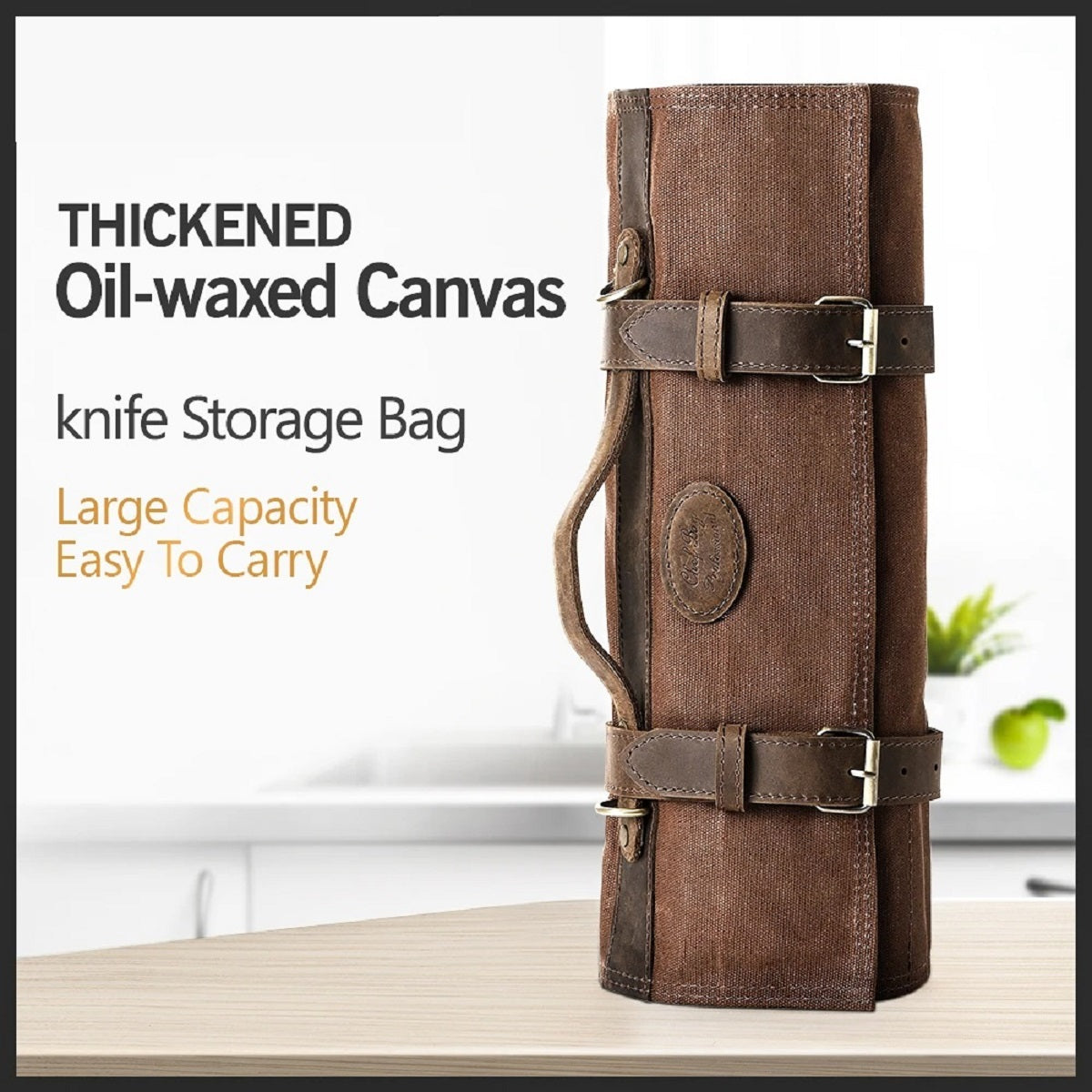 Portable Durable Knife Storage Pockets Foldable Chef Roll Bag