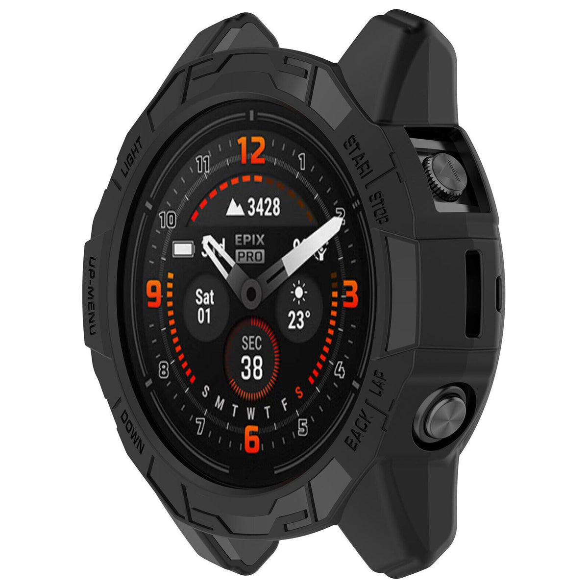 Garmin Epix Pro 47mm Rugged TPU Cover (Black)