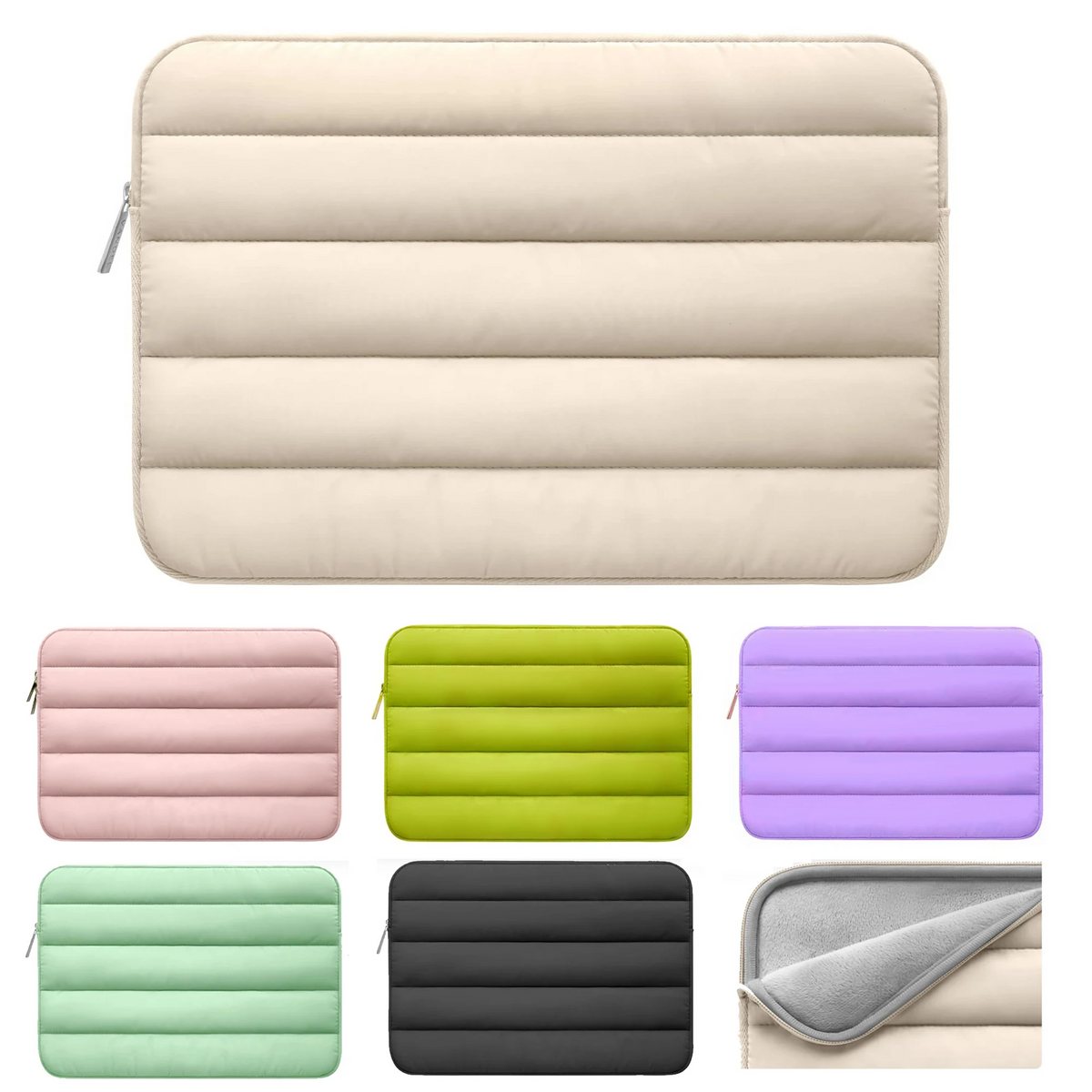 New Puffy Laptop Sleeve Cover Bag