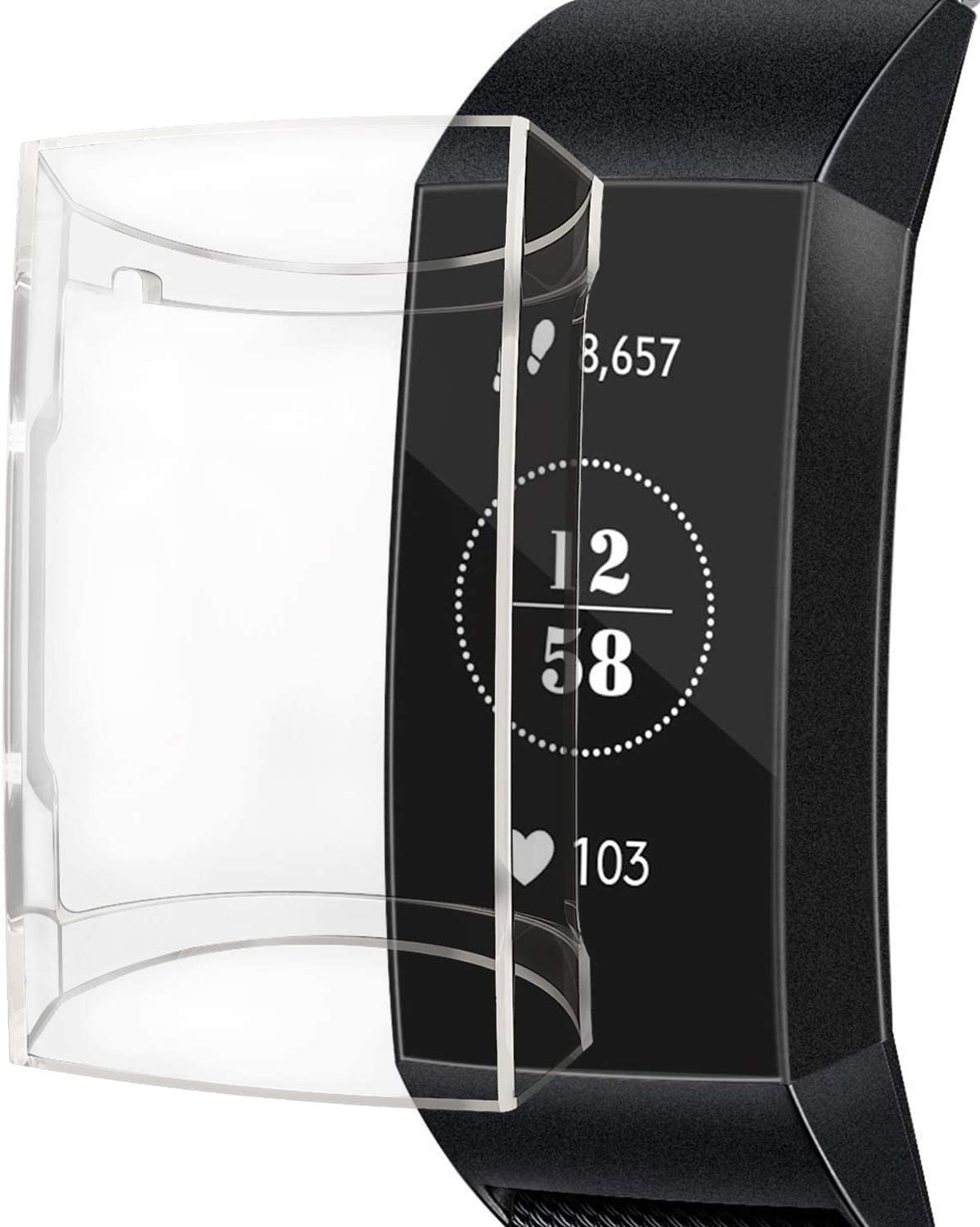 Fitbit Charge 3/4 TPU Case (Transparent)